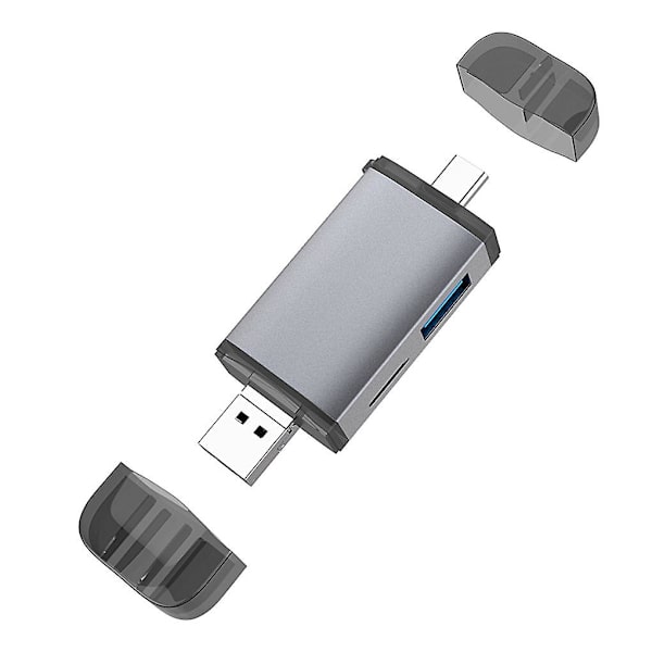 Usb 2.0-kortleser Type-c Micro-usb Tf U-disk bærbar leser