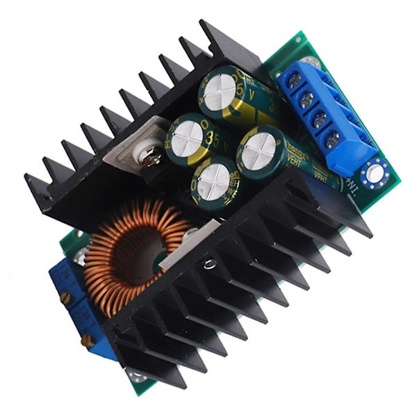 2x DC-DC CC CV Buck-omvandlare Steg-ned Ström Modul 7-32v Till 0.8-28v 12a 300w