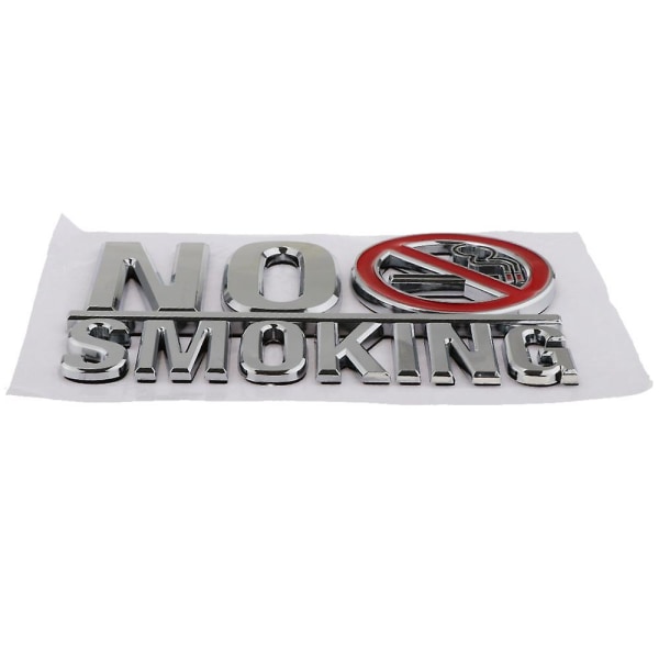 Rökning förbjuden Abs självhäftande skylt