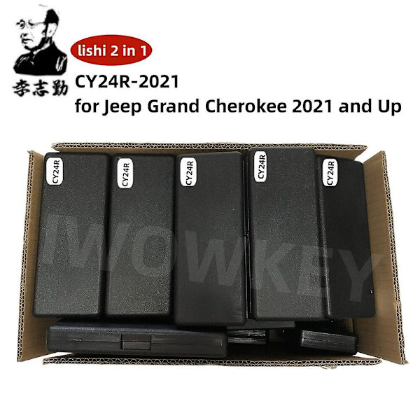Lishi Cy24r 2021 2-in-1 Dekooderi Jeep Grand Cherokee 2021 ja uudemmille Lishi 2-in-1 Lukkoseppätyökalu