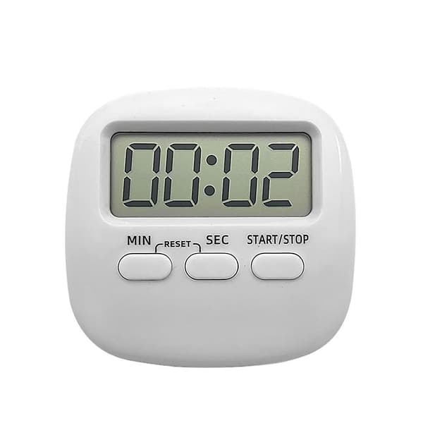 Kjøkken Timer Teller Opp Ned Matlaging Påminnelse Plast Digital Lcd