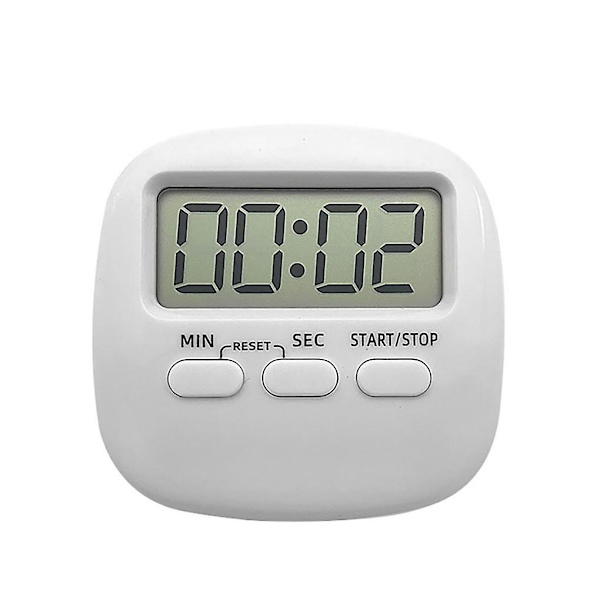 Køkken Timer Tæller Op Ned Madlavning Påmindelse Plastik Digital Lcd