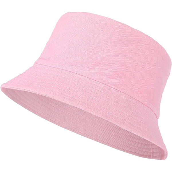 Unisex-aurinkohuppu, yksivärinen, miehille ja naisille (vaaleanpunainen) pink