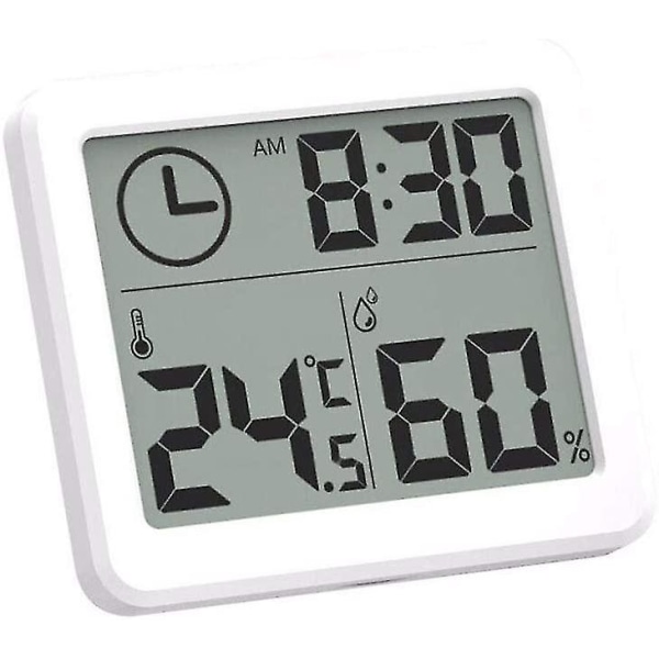 Indendørs termometer Termometer Hygrometer Digital Lcd C/f Temperatur Luftfugtighed