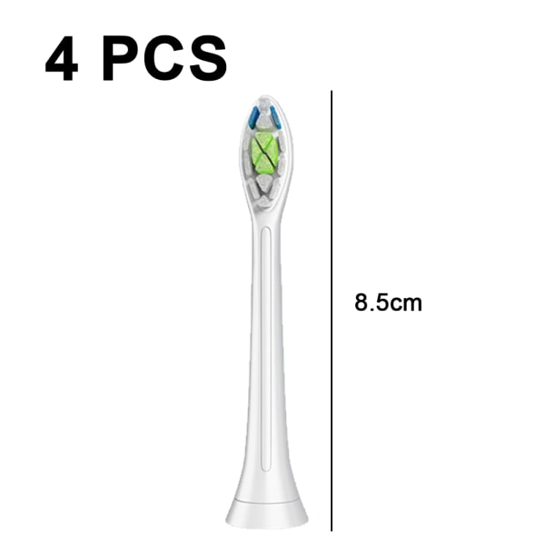 Rengöringsersättning Elektrisk Tandborste Ersättningsborsthuvuden, 4 Borsthuvuden style 1