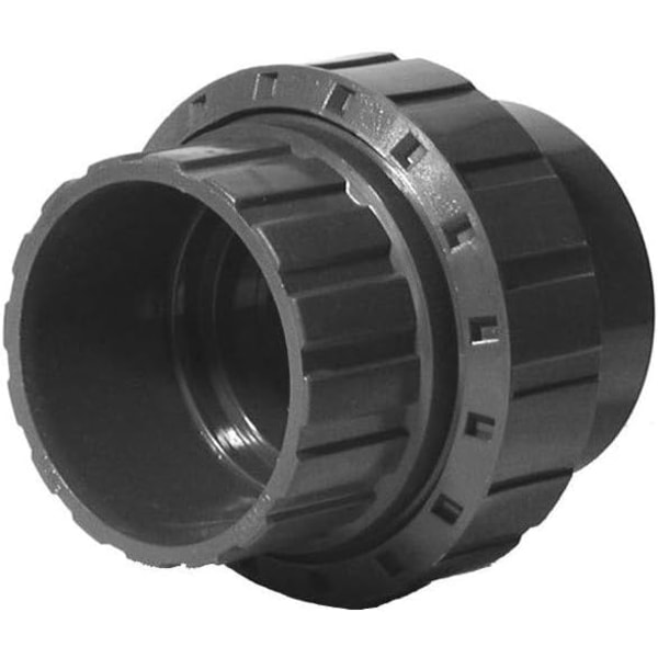 Female Thread PVC Pipe Fitting Joint (Φ40mm Black 1PCS)