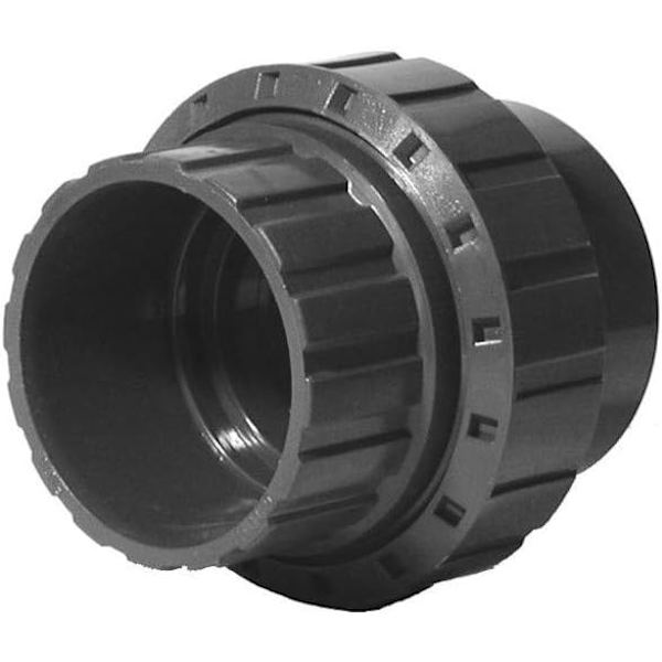 Naaraslangallinen PVC-putken liitos (Φ40mm Musta 1 kpl) 40mm