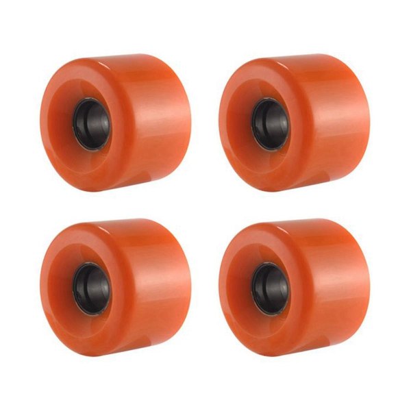 4 Pcs Skateboard Wheels Elastic Pu Wearable Flexible Durable