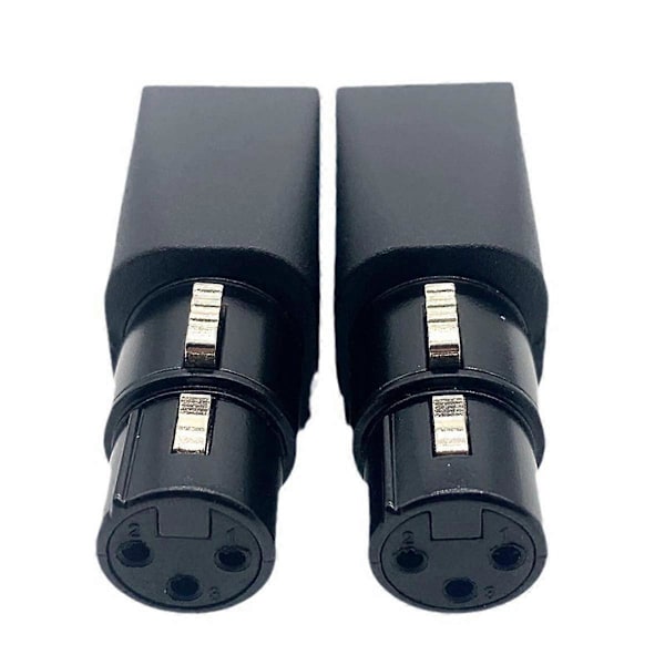 4 stk. RJ45-kontakt RJ45 Ethernet til 3-pinners XLR-adapter 3-pinners XLR-adapter for lydvideo hun
