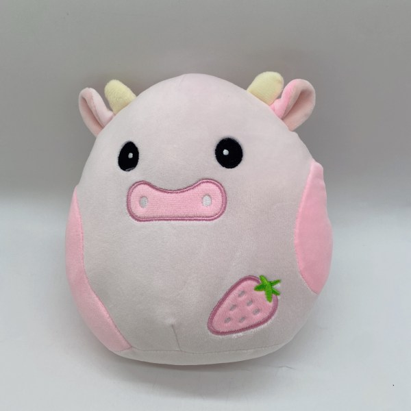 20 cm Squishmallow Pute Plysjleketøy ROSA HUND ROSA HUND strawberry cow