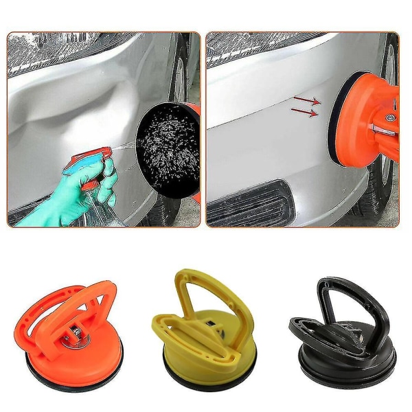 Bil bule reparationsværktøj Mini aftrækker Auto karrosseri Panel Bule sugekop orange