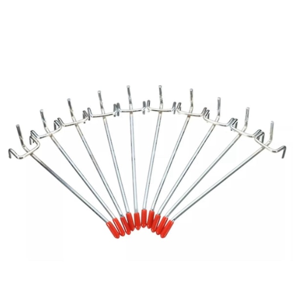 40 st enkelskruv krokar 150 mm bräda slat display pinne passar 25 mm