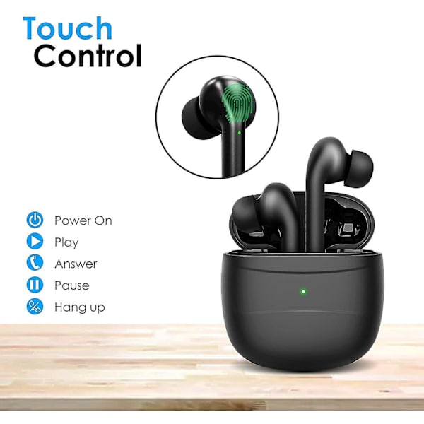 Chronus J3 langattomat kuulokkeet - Bluetooth-kuulokkeet yhteensopivat Androidin ja iPhonen kanssa (valkoinen)