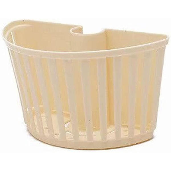 Opbevaringskurv. Vasksi til vask, plastik hængekurv, hylder, kurv, tud off white