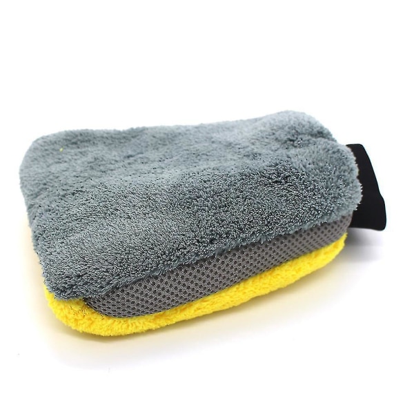 Vislone 2 stk. Mikrofiber Multifunktionel Bilvask Vant Anti-Scratch Vaskehandske 2 stk.