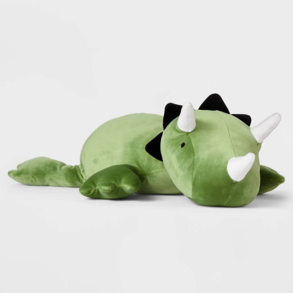 Dinosaur plys bamsepude Grøn 38cm Green Triceratops-38cm