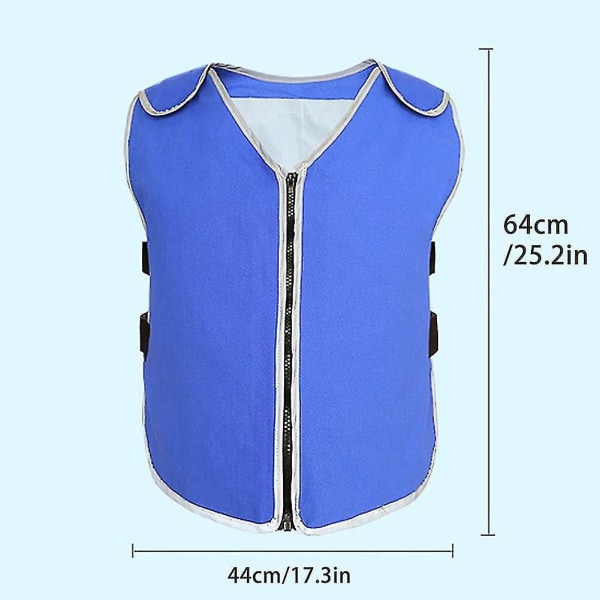 Cooling Vest For Summer With 6 Ice Pockets - Personal Cooling Vest - Cooling Vest - Waterproof - For Adults And Children