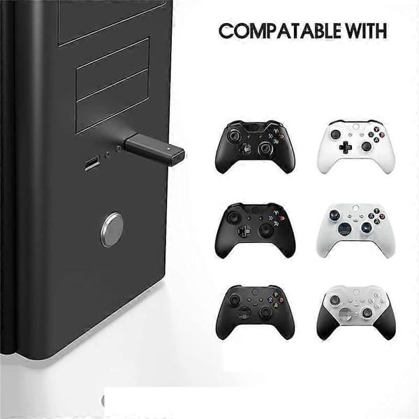 Trådløs spiladapter til én controller til Windows 7/8/8.1/10/11 spiltilbehør