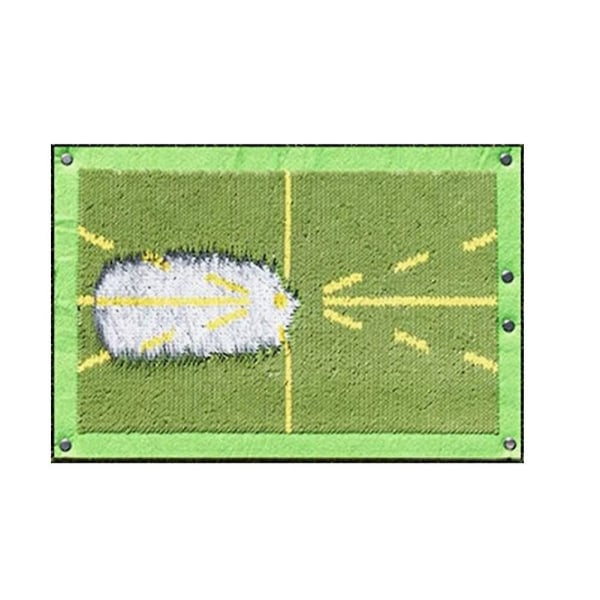 Golf Training Mat For Swing, Clearly Shows Impact Traces, Portable Training Mats For Backyards Swin