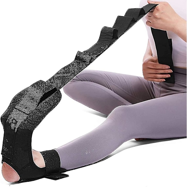 Yoga Strækrem, Ankel Ligament Strækbælte Med Sløjfer Ligament Stræk Bånd Fitness Ben Strækker Til Plantar Fasciitis, Fod Stræk Assist F