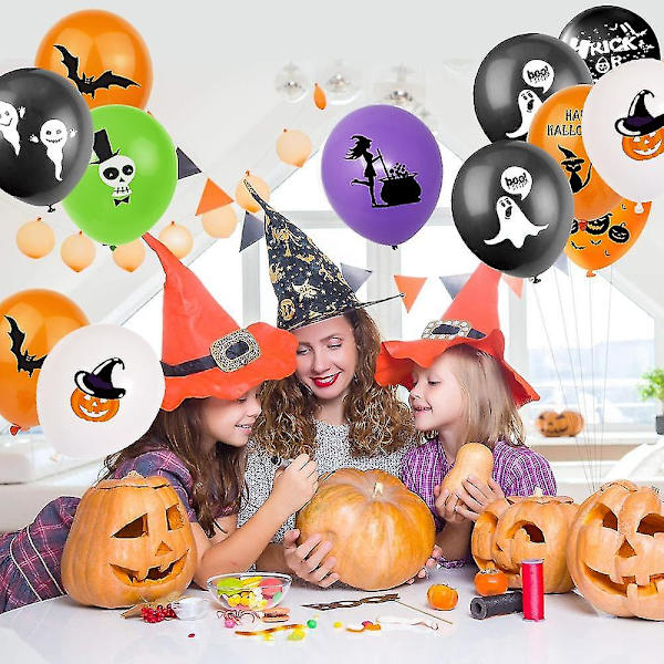 Halloween Punch Ballonger, Trick Or Treat Leksaker, Halloween Skola Klassrum Spel, Barn Goodie