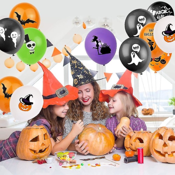 Halloween Punch -ilmapallot, Trick Or Treat -lelut, Halloween-koulun luokkahuonepeli, lasten herkkuja