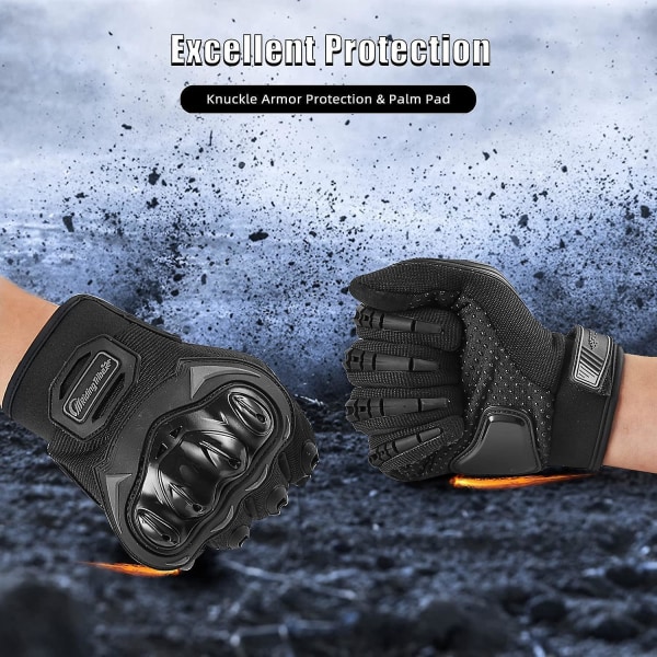 Motorcykelhandskar Taktiska handskar för män Pekskärm Motocross