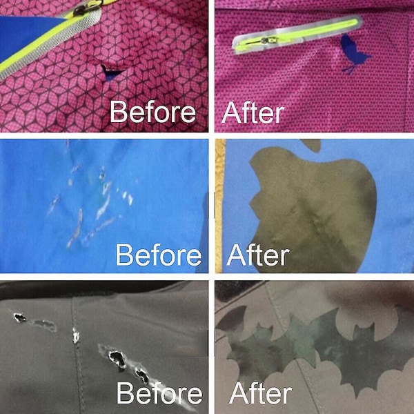 13 farger selvklebende reparasjonssett Fix hull dunjakke klær Vaskbare lapper lavender