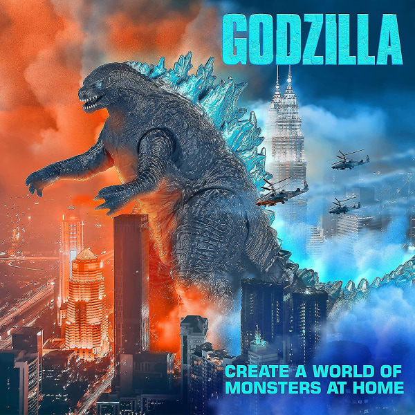 Dhrs 2021 Godzilla Action Figuuri 12" Head To Tail Action Figuurilelut pojille ja tytöille Godzilla Monster Toy Movie Lelu Paras lahja Godzilla Figuuri