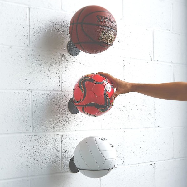 Vægmonteret boldopbevaring Sportsboldholder Rack Display St