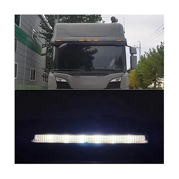 24v Led Solskærm Lampe Top Lampe Til Lastbil R650 G500 S730 S500 P500 Visir Lys Hvid 2252794