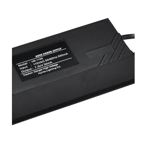 Lett elektronisk transformator 2-6m skilt strømforsyning 7,5kv 30ma Led strømforsyning elektronisk transfo