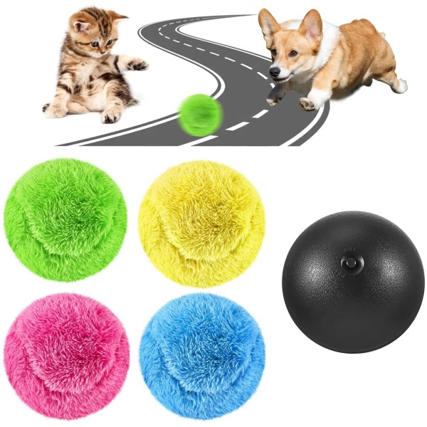 Active Rolling Ball for Dogs and Cats, Magic Automatic Rolli