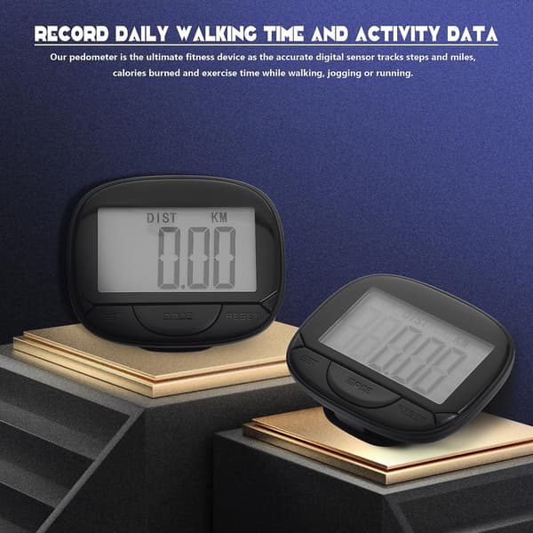 Paclock Gåur Walking Pedometer Skritteller Gåing Daglig St