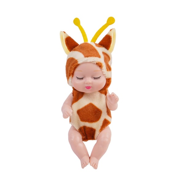 Mini Reborn Baby Doll 6 stk Sovende Baby Dolls Gaver til børn Legetøj til piger 3-6 år