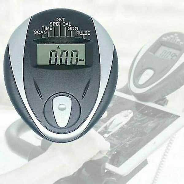 Til stationære cykler, motionscykelcomputer, udskiftningsskærm, speedometer, 1 stk.