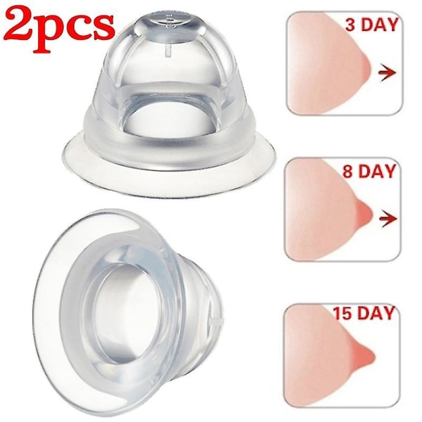 2 st Bröstvårtor Korrektionsapparat för gravida kvinnor och flickor Osynliga bröstvårtor Platt sugnipplar Corrector
