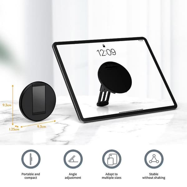 K3 Retractable Tablet Holder Stand Aluminiumlegering 360 Rotatable Extendable Tablet Table Kickstand