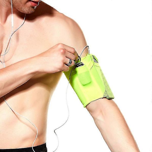 Blå Udendørs Sport Løbe Jogging Telefonpung Armbåndstaske (1 stk, Blå)