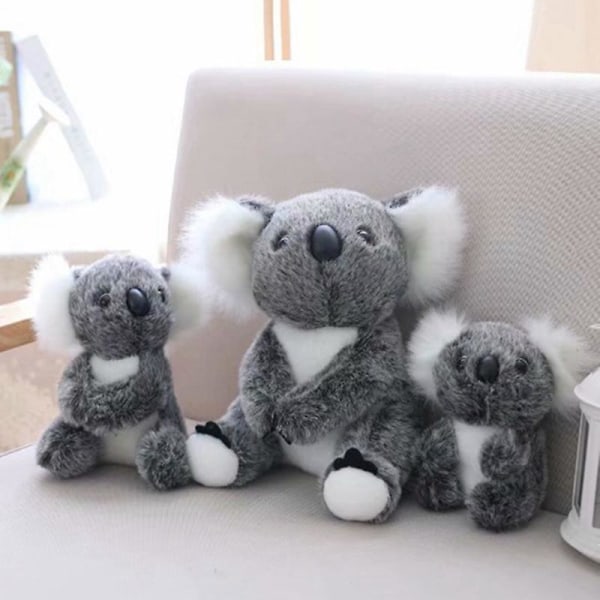 Pehmonukke Söpö Pehmeä Simulaatio Koala Karhu Pehmolelu täytetty koala lapsille Lasten Lahja White2pcs S