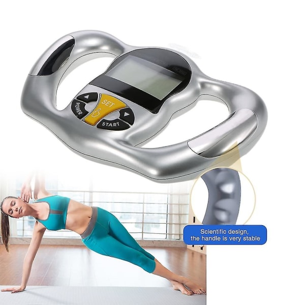 Håndholdt kroppsfetttester, kroppssammensetningsanalysator, kroppsfettmåleinstrument Bmi Meter fettanalysator kroppsfettmåler fettmåler