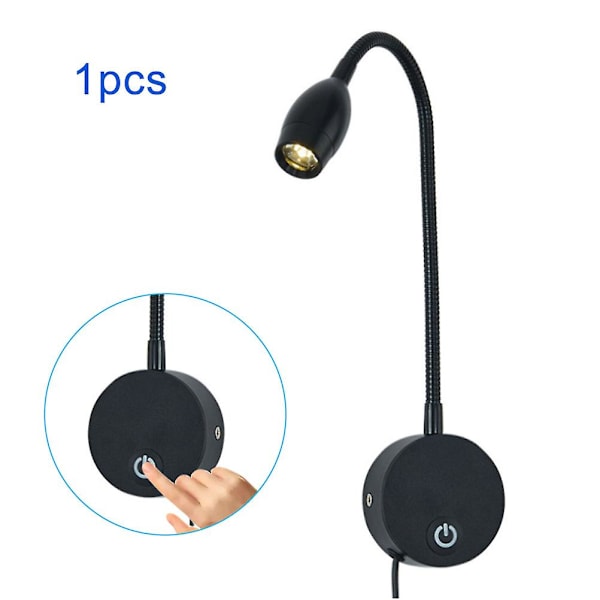 Led-leselampe, dimbar LED-lys, skrivebordslampe for studier, arbeidslampe, nattbordslampe for soverom