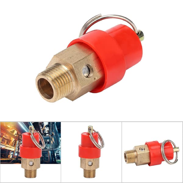 3 stk. 8 kg luftkompressor sikkerhedsventil trykaflastningsventil regulator (g1/4'')