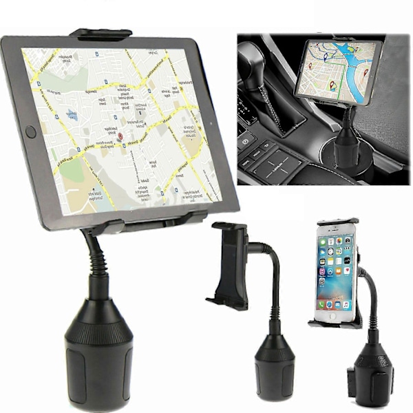 Bil Mugghållare Fäste För Ipad Samsung Galaxy Tablet 7\"-10\" Bil Tabletthållare
