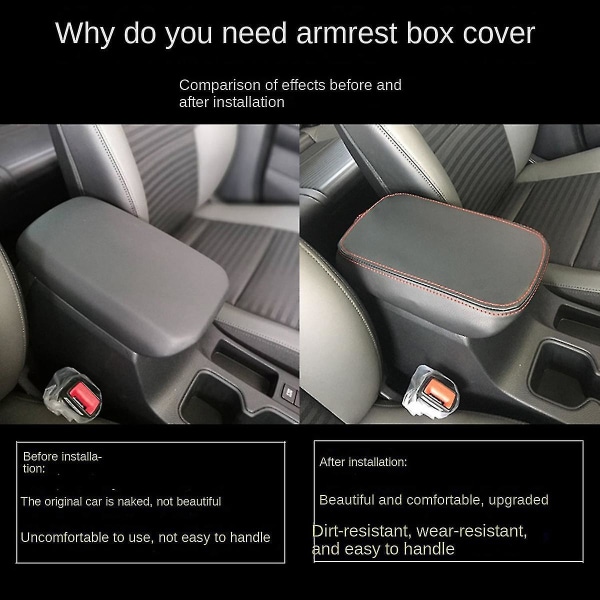 For 2009-2014 Car Console Armlen Panel Cover Protective Ela