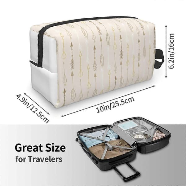 Rejseplejesæt taske til mænd og kvinder Essentials Cream