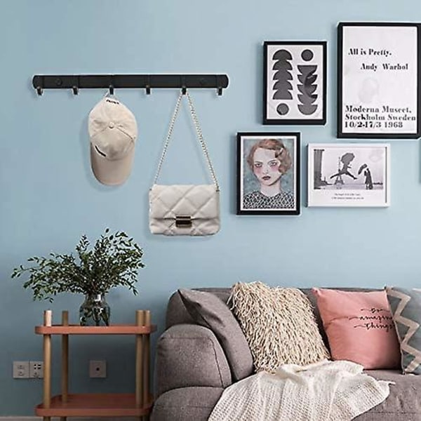 Væg Knagerække, Knager Design Rustfrit Stål Knagerækker, 4 Kroge