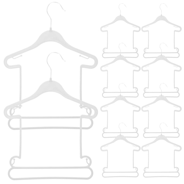10 st Barnkläder Hängare Småbarnskläder Hängare Baby