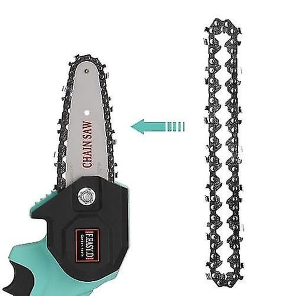 Hmwy-133mm Mini bærbar 65#mn motorsavskæde 28e-kædelink 14t elektrisk sav udskiftningstilbehør Garde