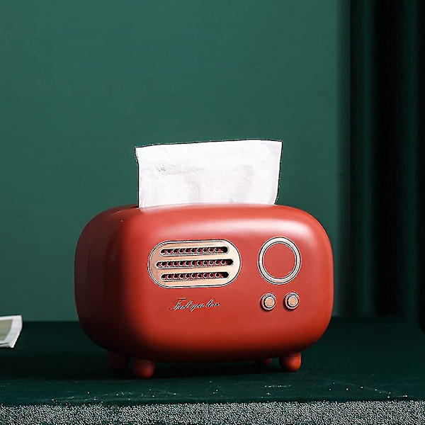 Kestävä ja käytännöllinen retro-muoviinen nenäliinapurkki kotiin. Kylpyhuone
